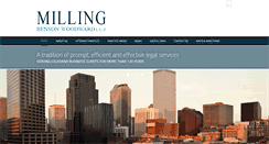 Desktop Screenshot of millinglaw.com
