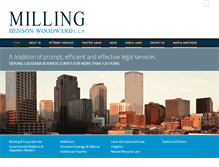 Tablet Screenshot of millinglaw.com